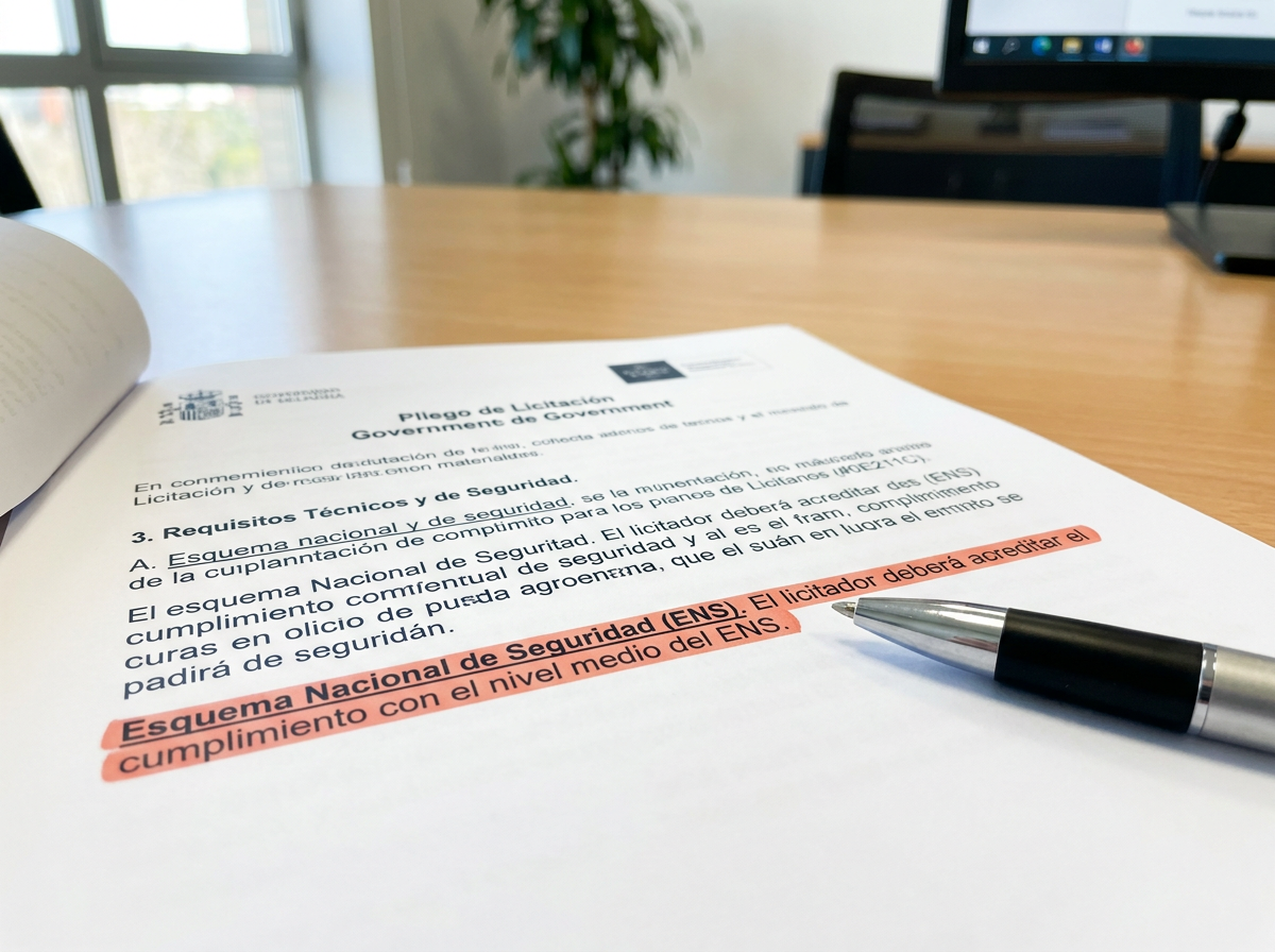 documento oficial sobre pliego de licitación
